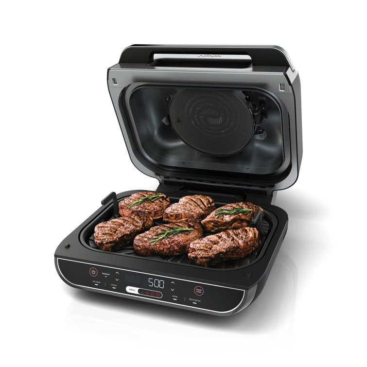 Ninja Foodi Smart Xl 6 in 1 Indoor Grill With 4 quart Air Fryer Roast Bake Dehydrate Broil And Smart Cook System